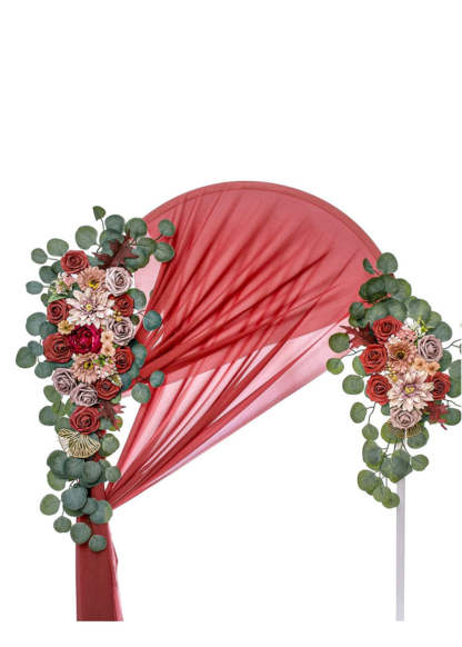 Rose Eucalyptus Flower Swag