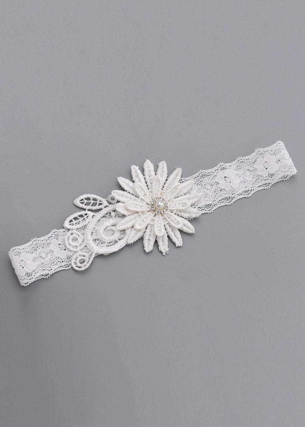 Wedding Stretch Lace Garter Set