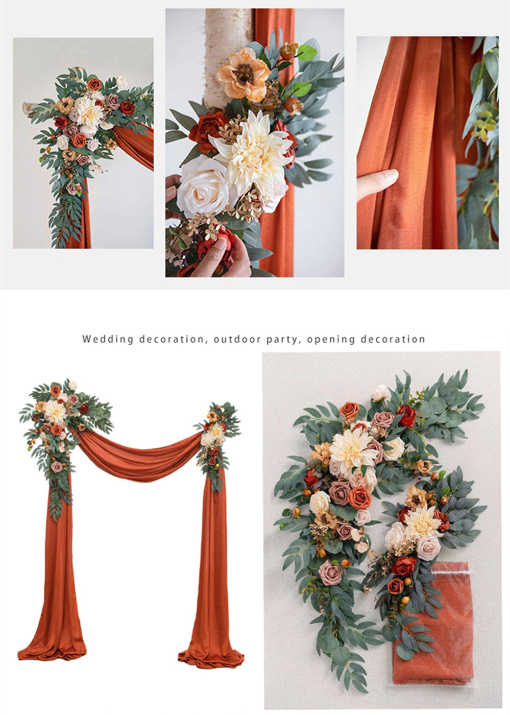 Wedding Archway Flowers Set