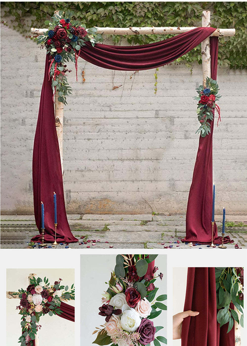 Wedding Archway Flowers Set