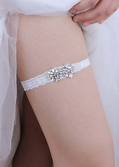 Crystal Rhinestones Wedding Garter Set