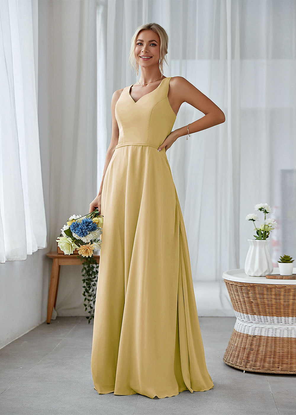 Simple Maxi Dress with Pockets