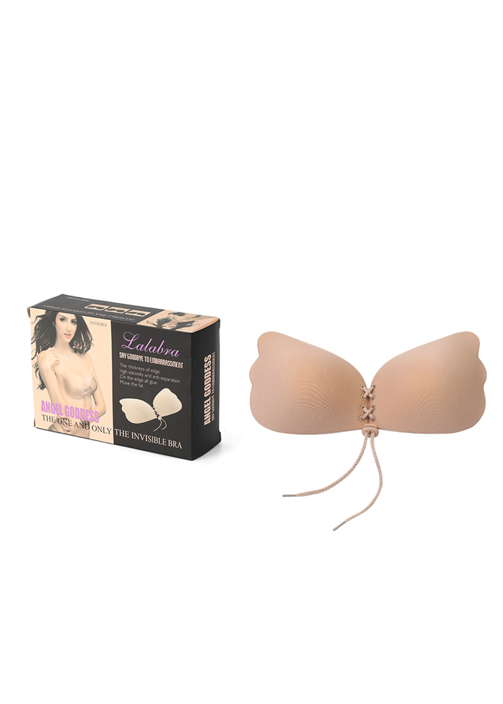 Self-Adhesive Invisible Bra for Open Back Evening Dress Ball Gown Wedding Dress