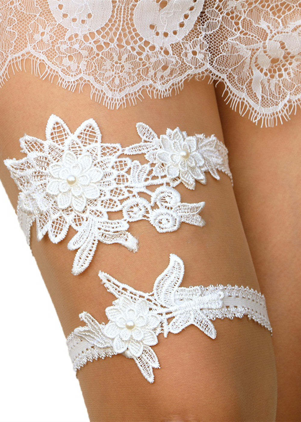 Wedding Bridal Lace Garter Set