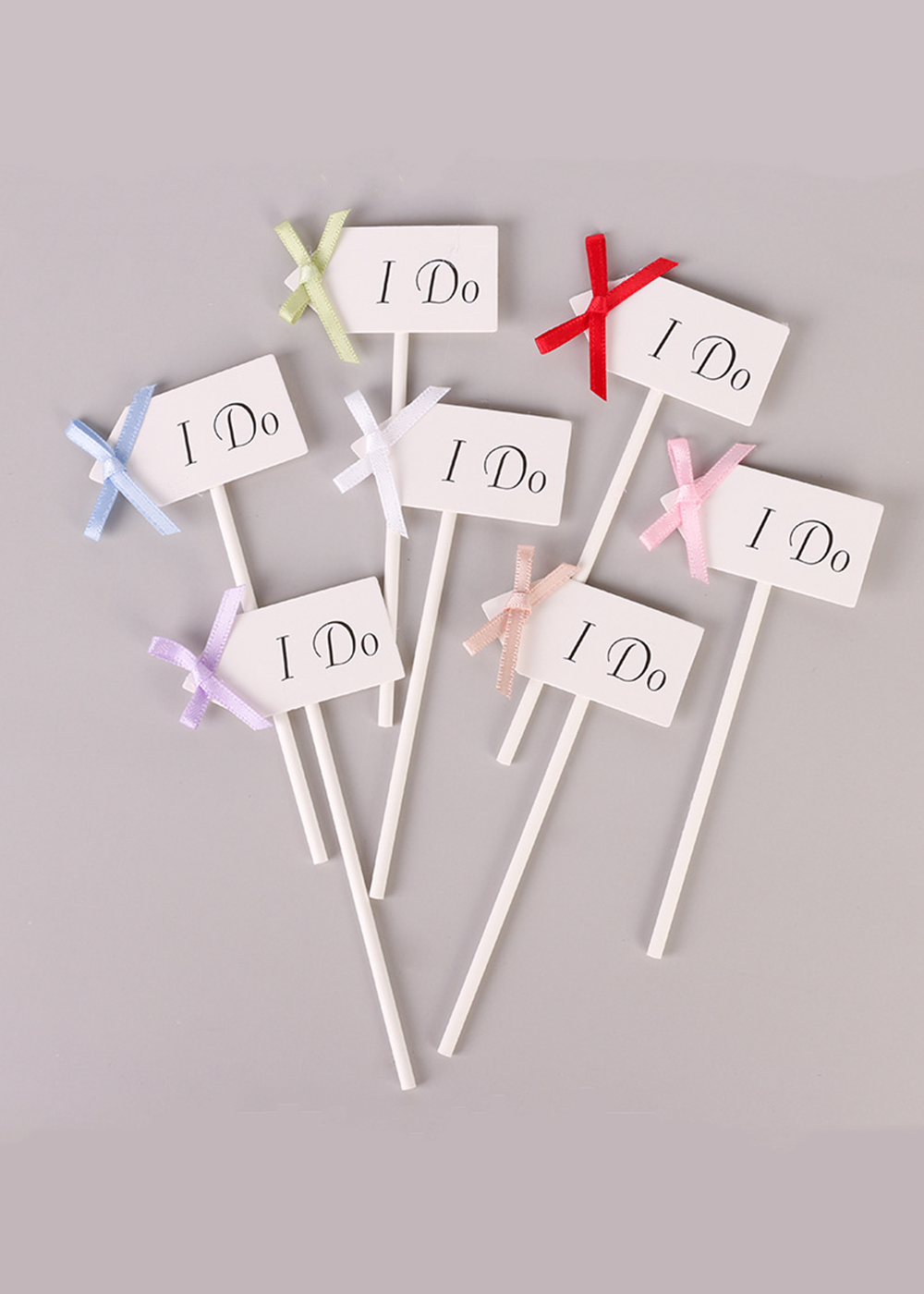 12 PCS I DO Cup Cake Topper Wedding Decoration