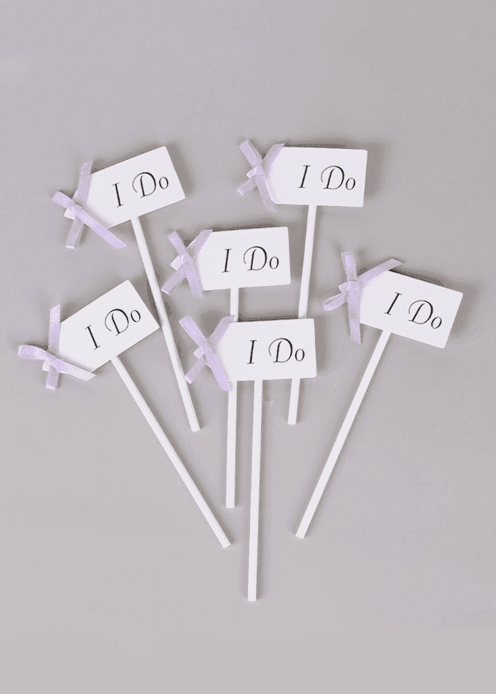 12 PCS I DO Cup Cake Topper Wedding Decoration