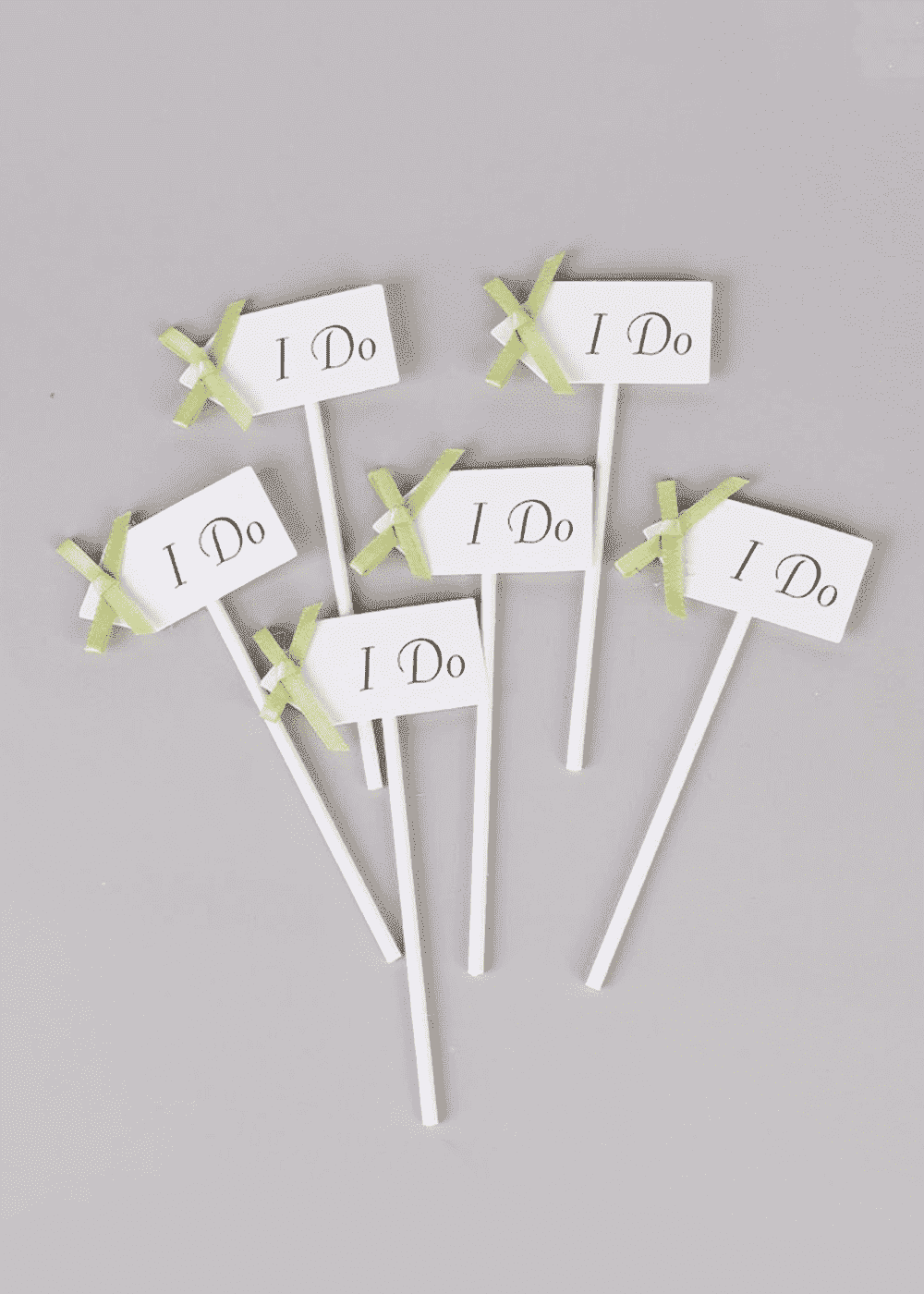 12 PCS I DO Cup Cake Topper Wedding Decoration