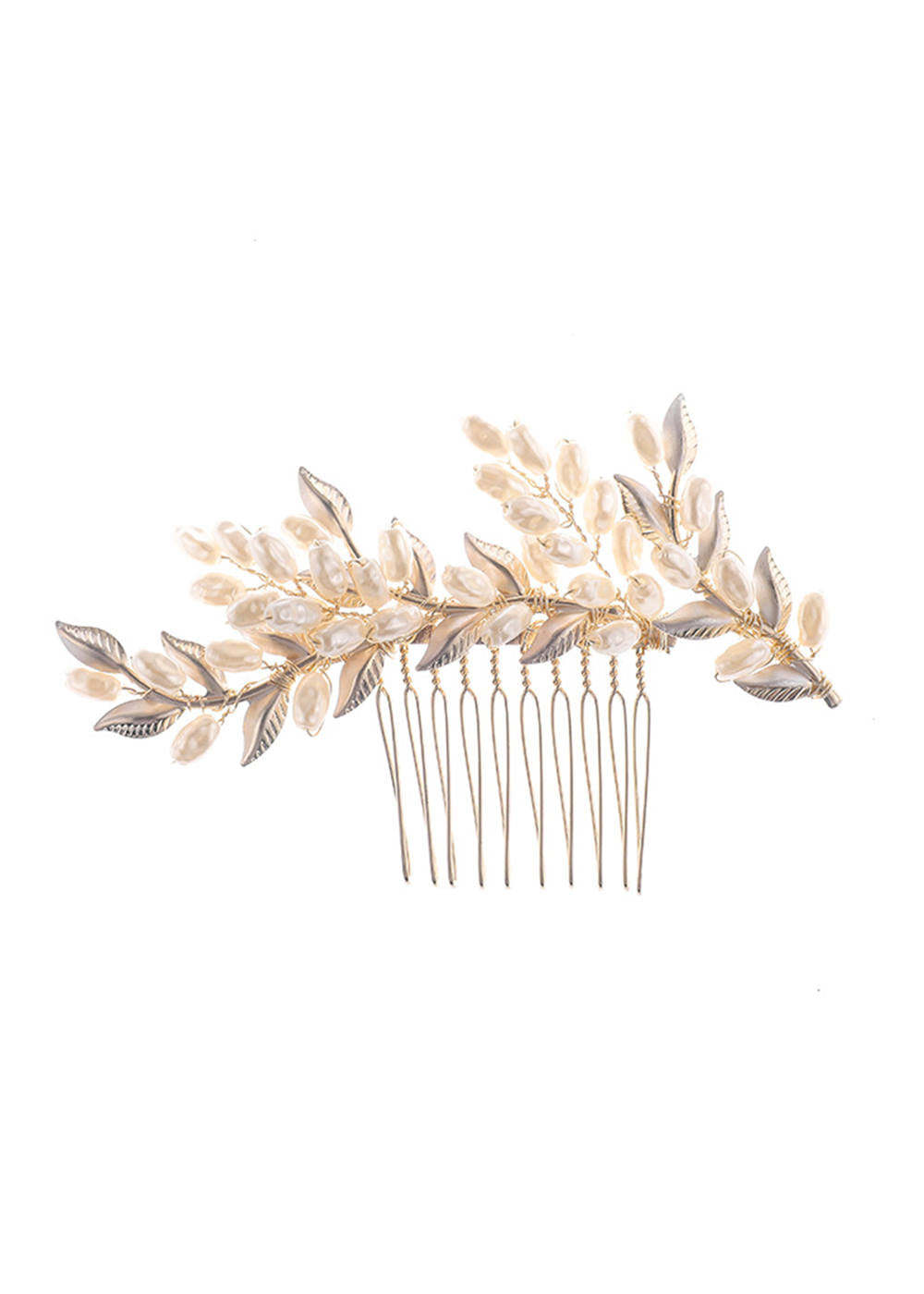 Alloy Ladies Combs & Barrettes With Pearl