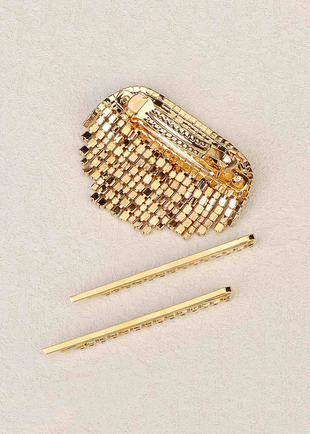 Colorful Rhinestone Hair Clip Set