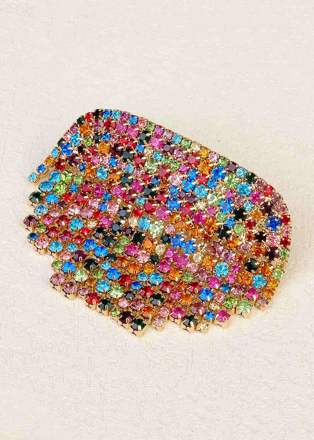Colorful Rhinestone Hair Clip Set