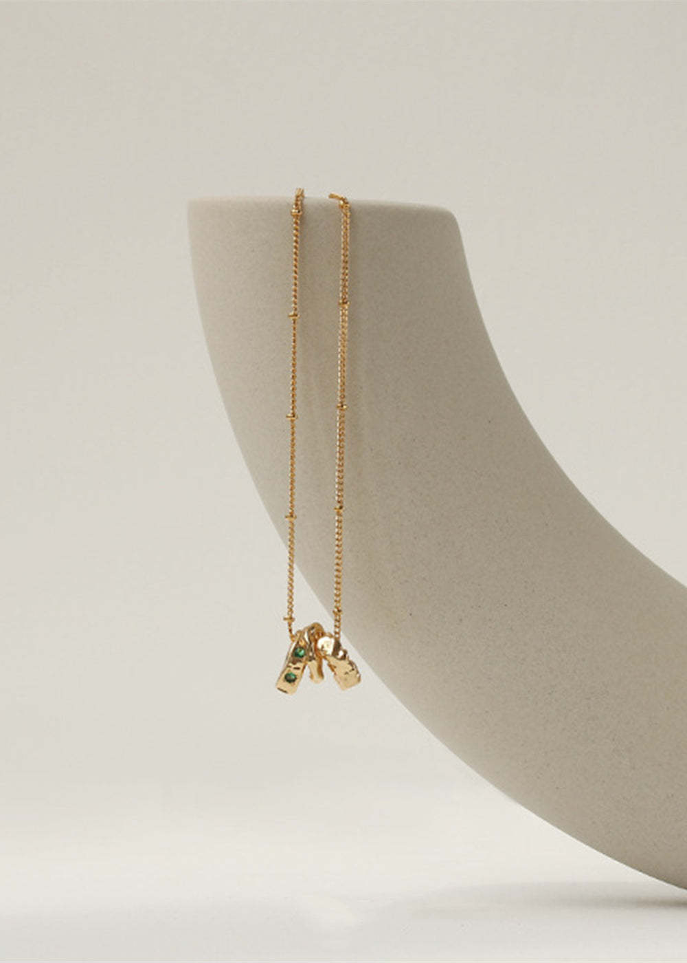Modern Three Rings Necklace
