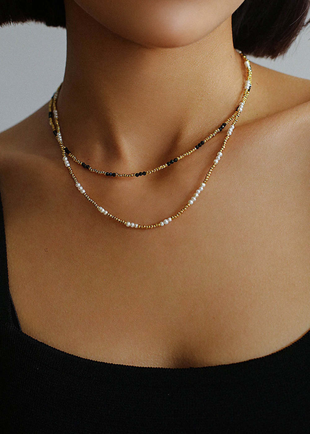 Vintage Chic Beaded Necklace