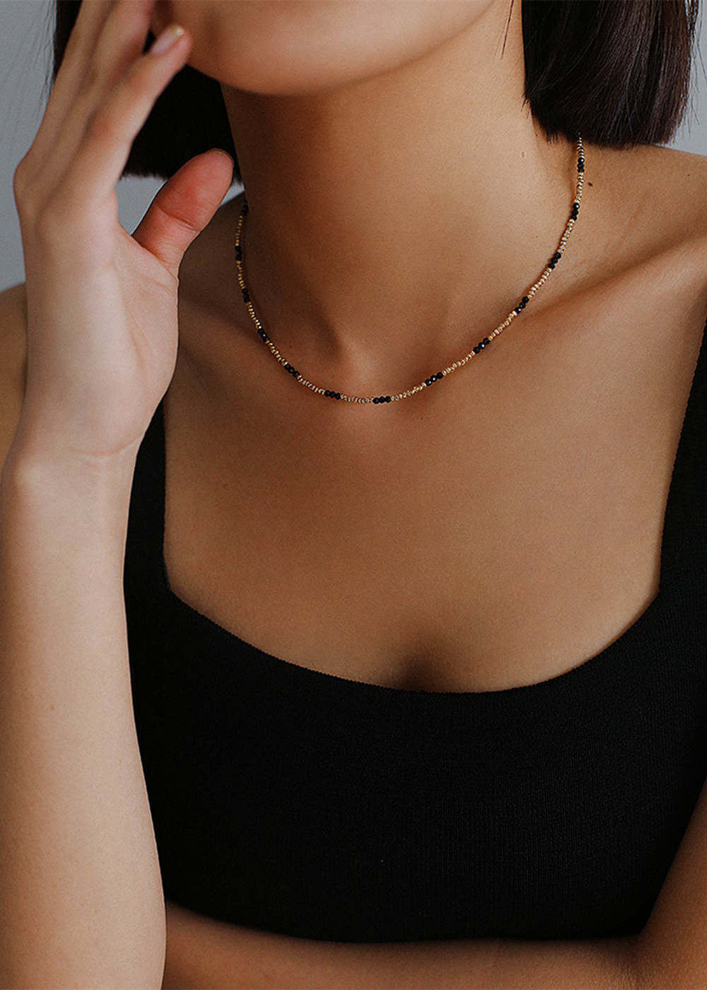Vintage Chic Beaded Necklace