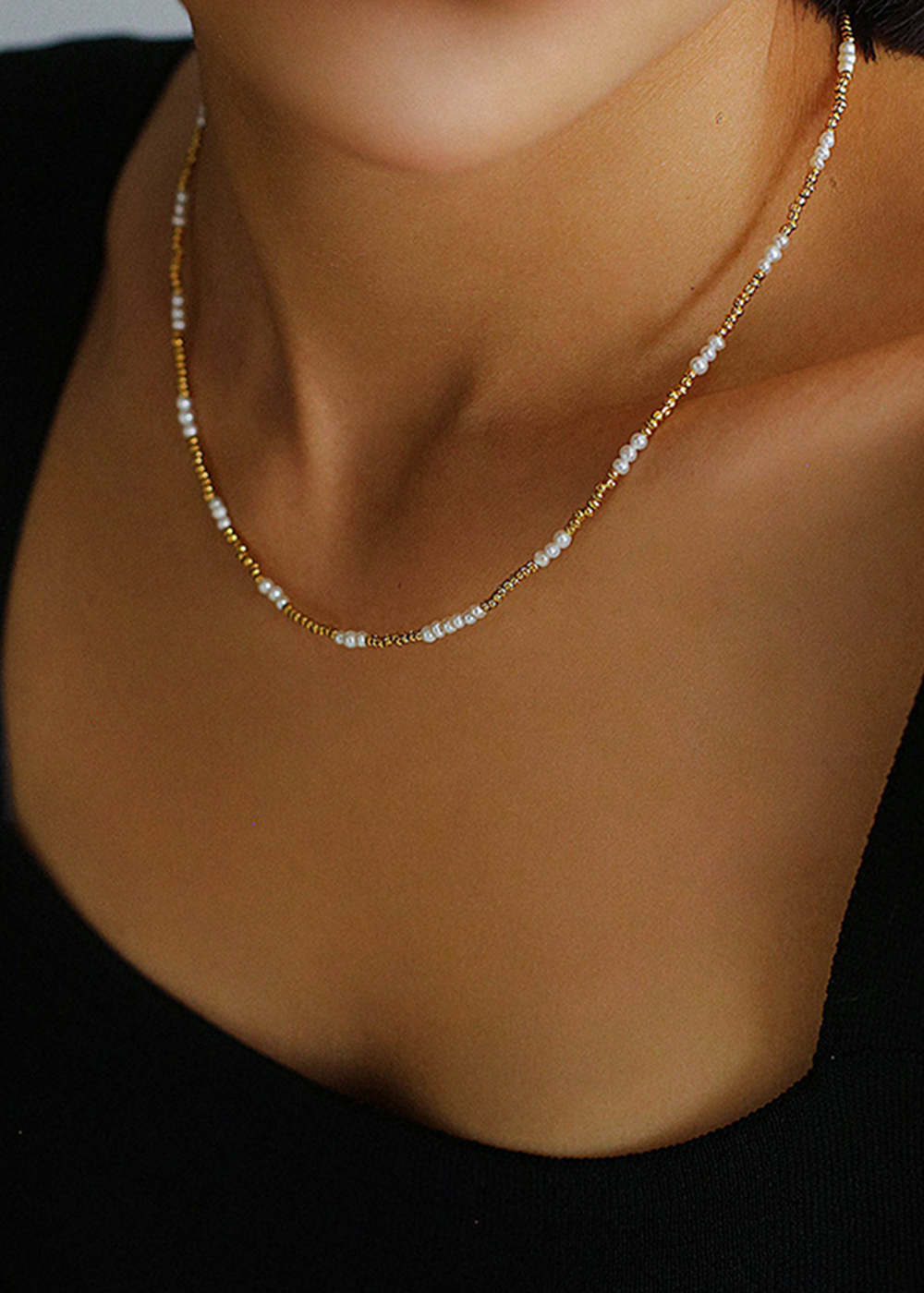 Vintage Chic Beaded Necklace