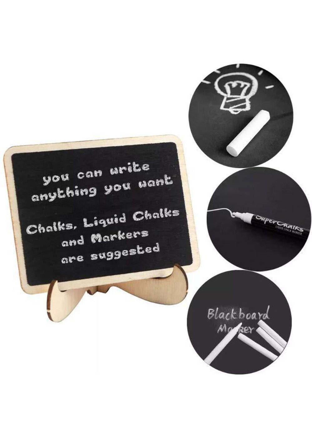 20 PCS Mini Chalkboard Signs