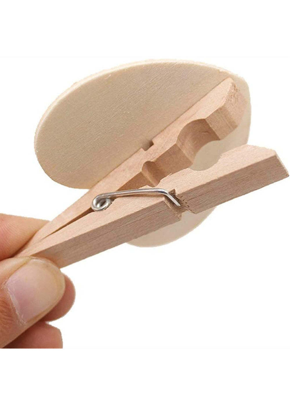 10 PCS Wooden Heart Shaped Chalkboard Clip