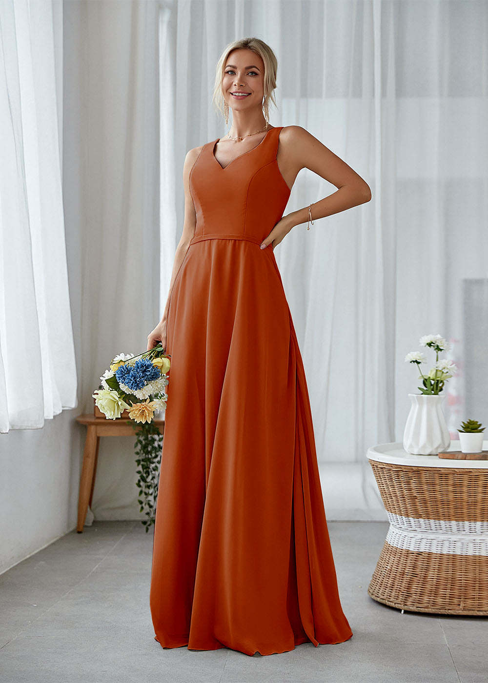 Simple Maxi Dress with Pockets