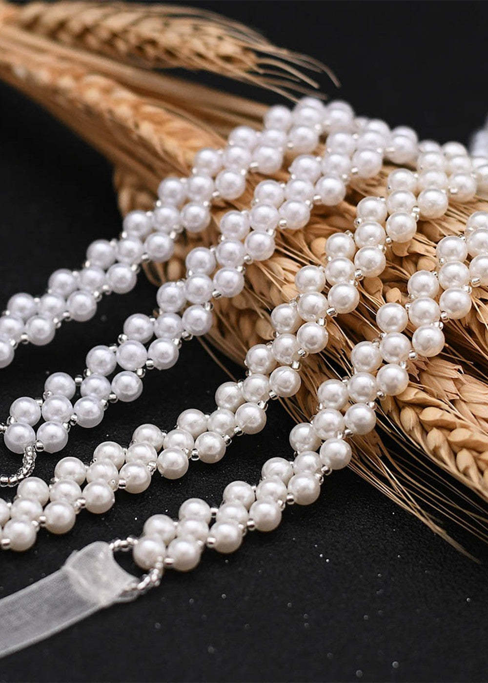 Pearl Belt For Wedding Dress
