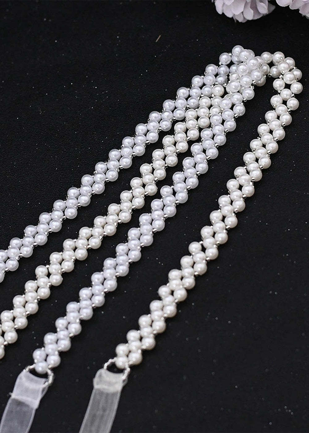Pearl Belt For Wedding Dress