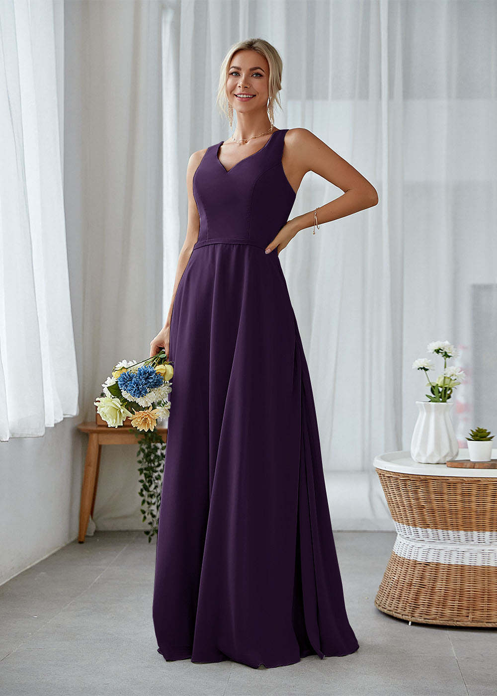 Simple Maxi Dress with Pockets