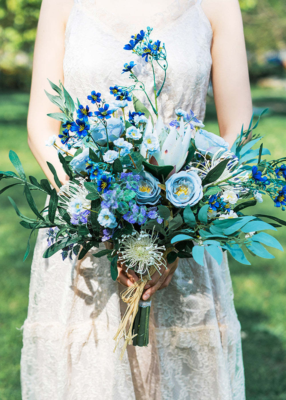 Artificial Flowers Wedding Bouquets for Bride