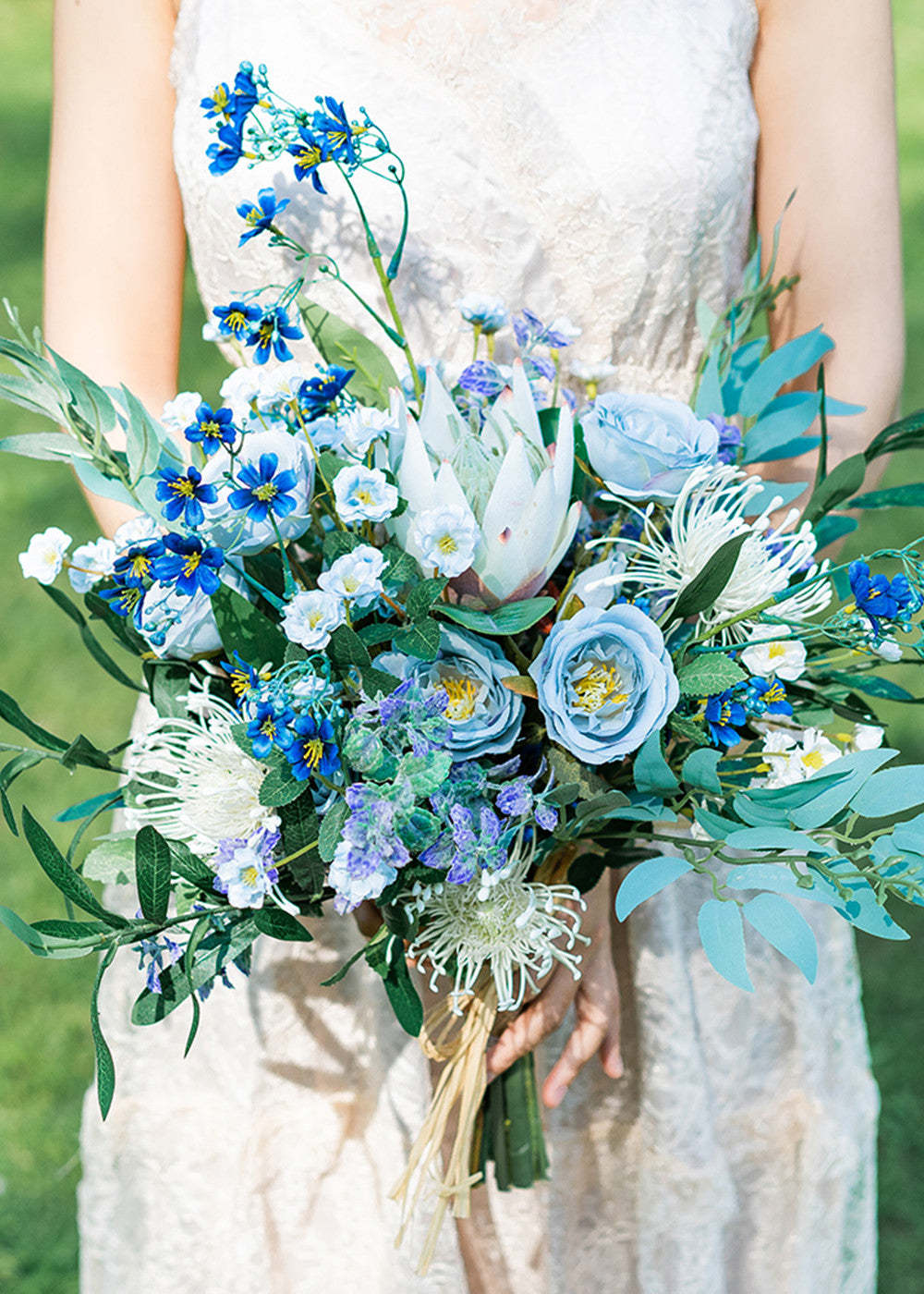 Artificial Flowers Wedding Bouquets for Bride