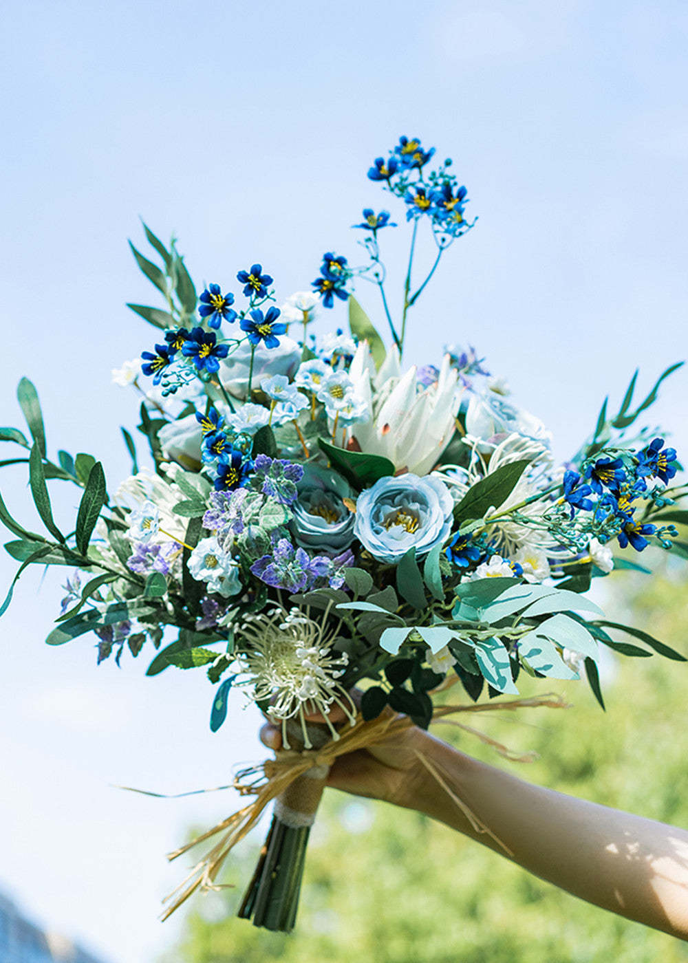 Artificial Flowers Wedding Bouquets for Bride