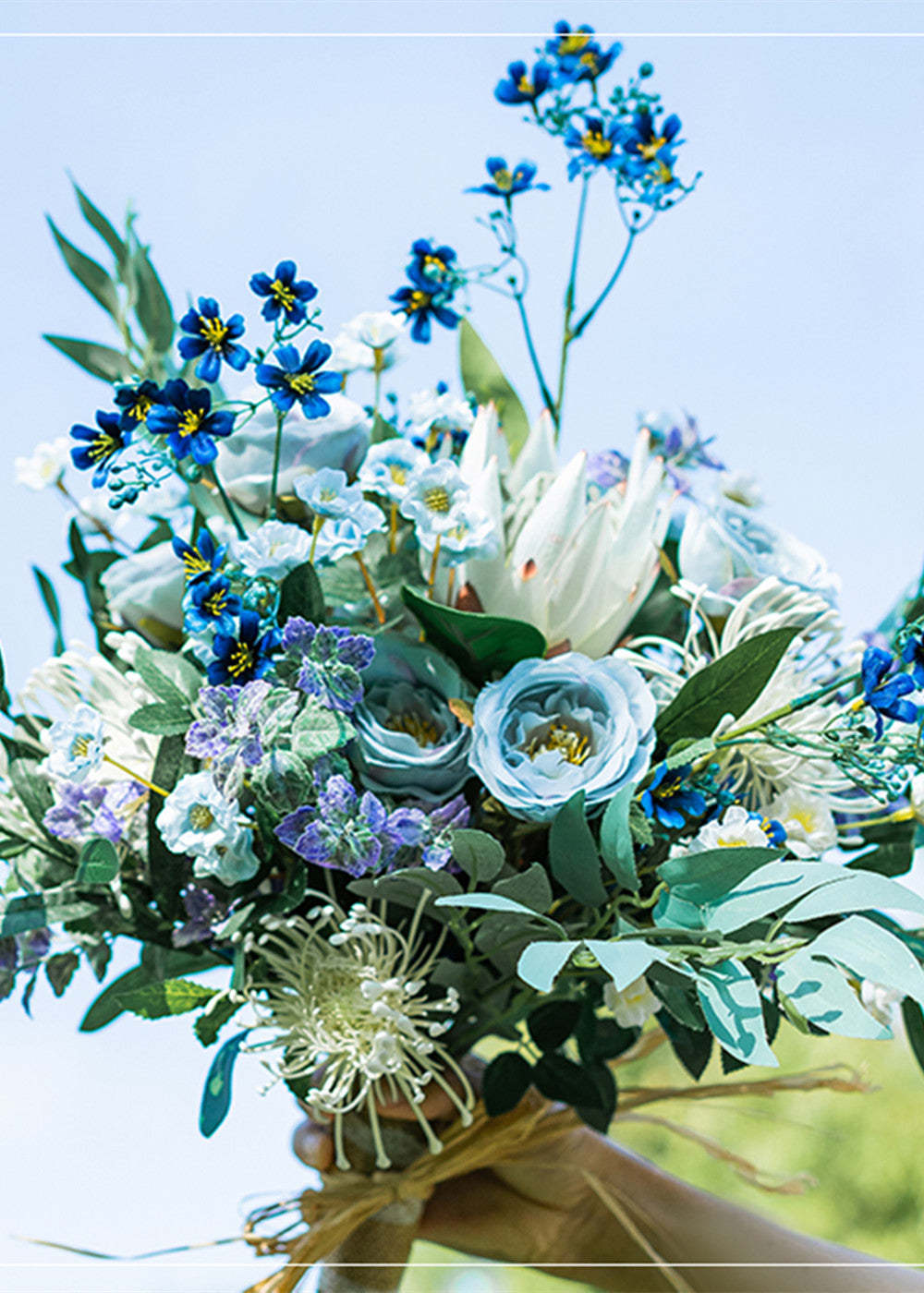 Artificial Flowers Wedding Bouquets for Bride