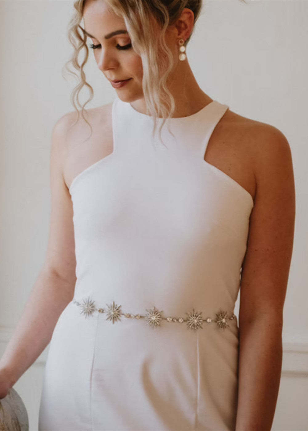 Wedding Dress Crystal Sparkle Sash