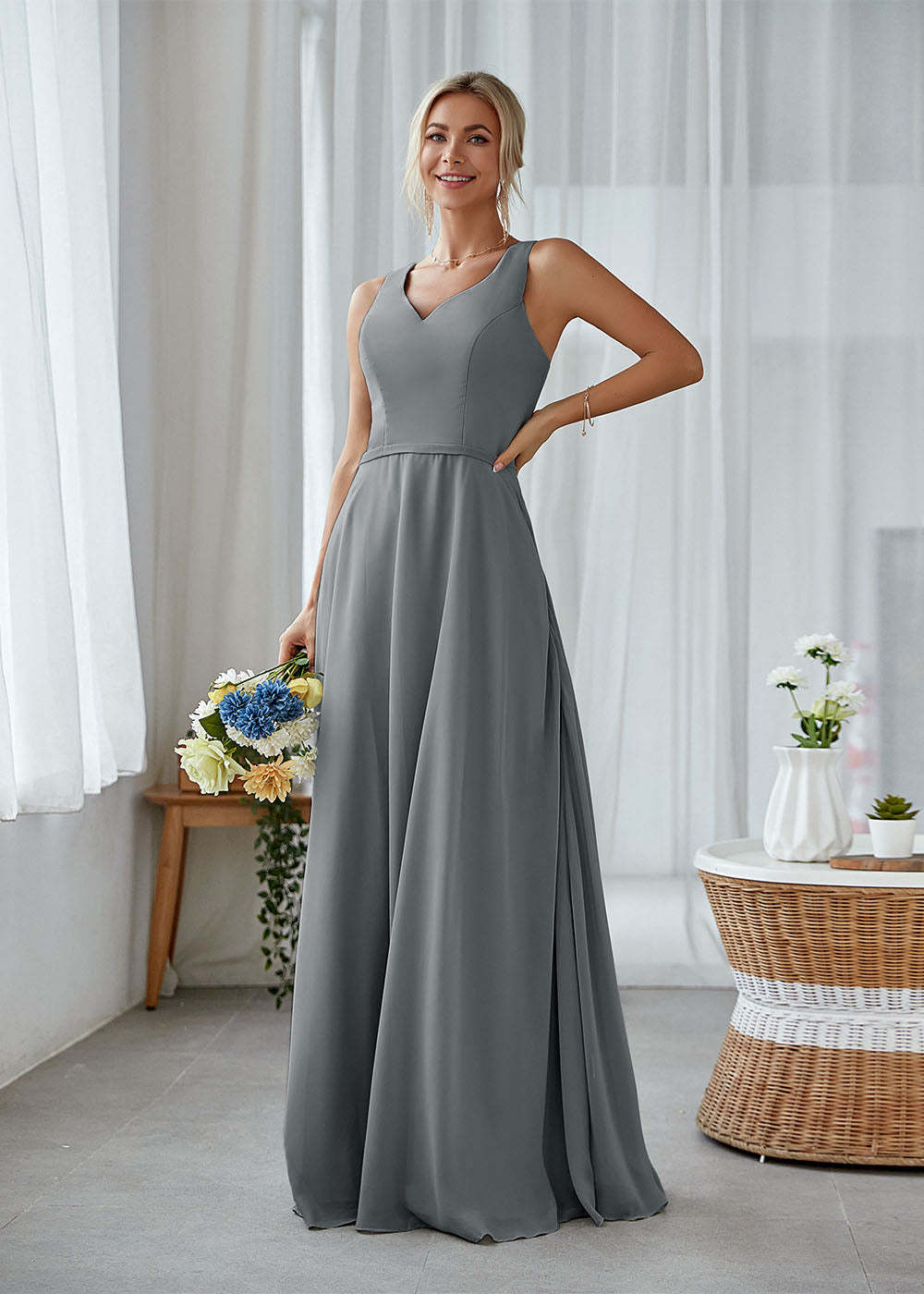 Simple Maxi Dress with Pockets