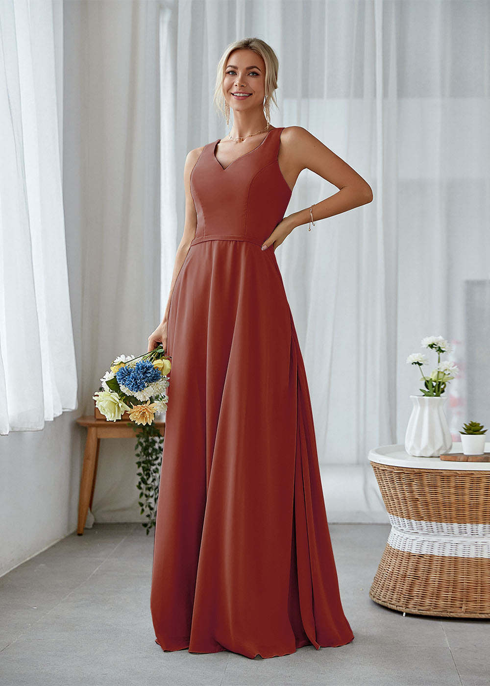 Simple Maxi Dress with Pockets