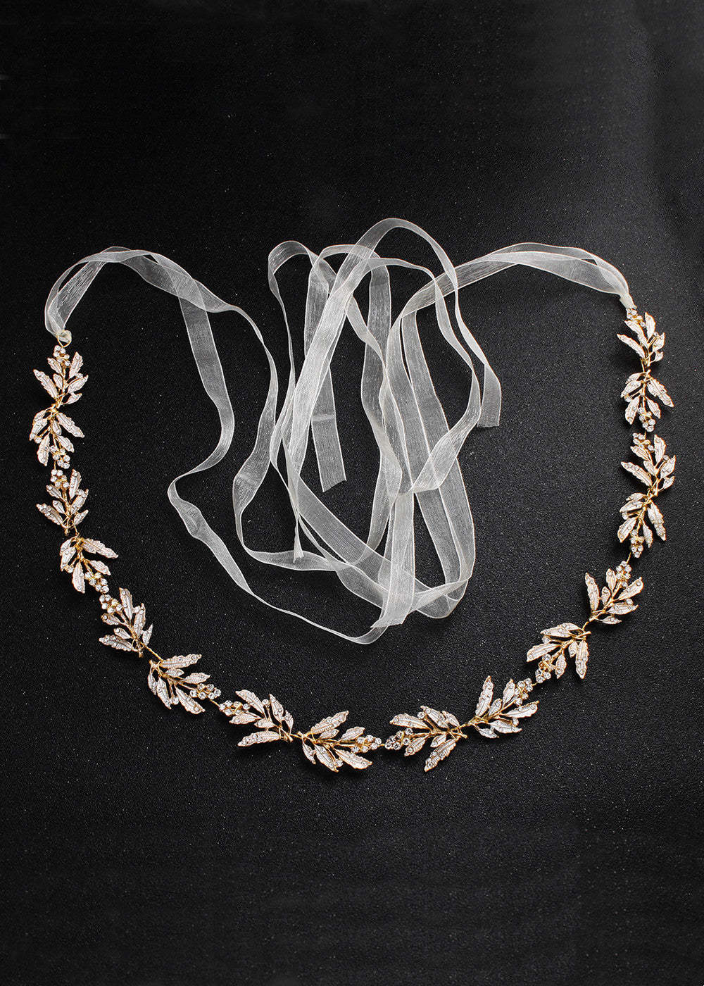 Thin Wedding Crystal Bridal Belt