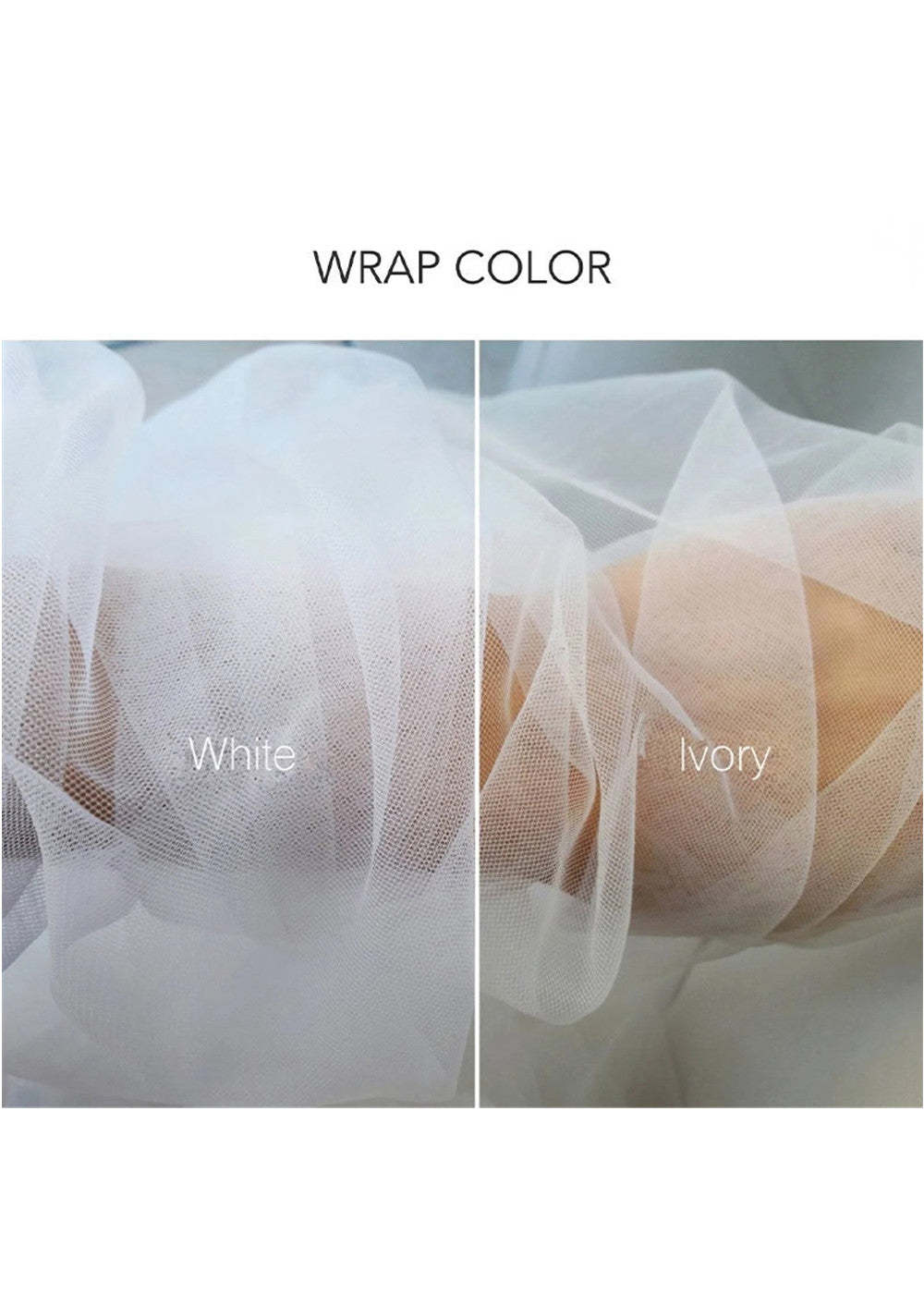 Tulle Bridal Wedding Cover Up Wrap