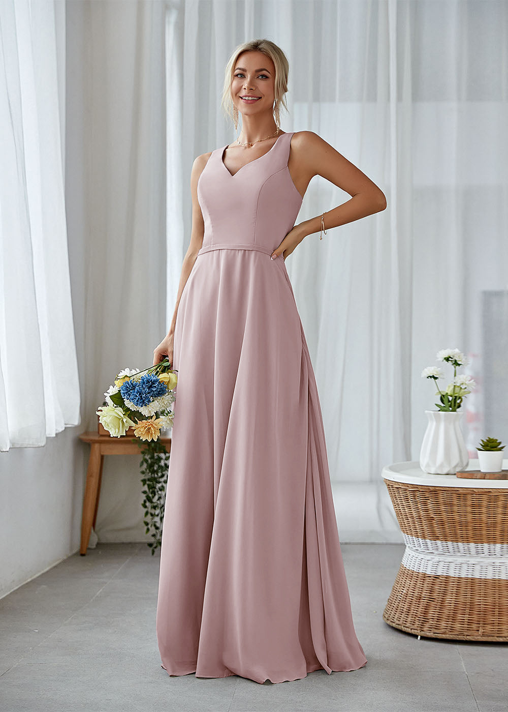 Simple Maxi Dress with Pockets