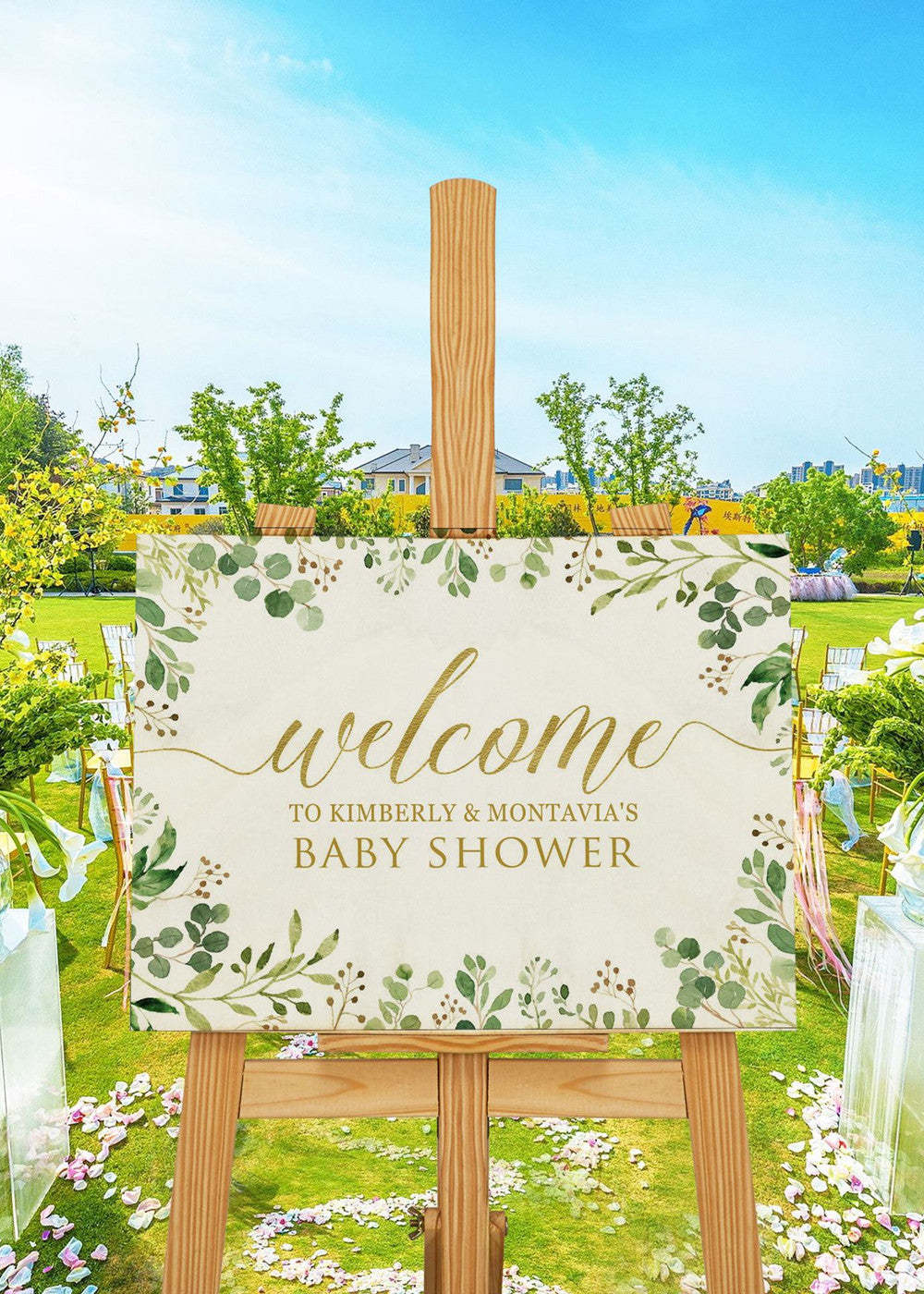 Custom Wedding Welcome Wood Sign