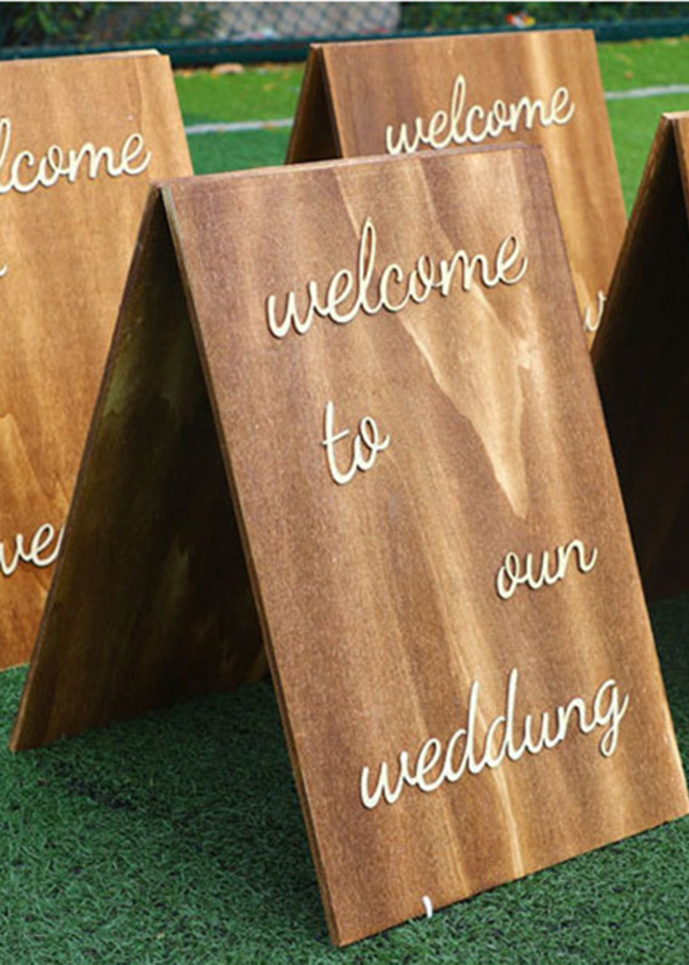 Rustic Wedding Welcome Sign