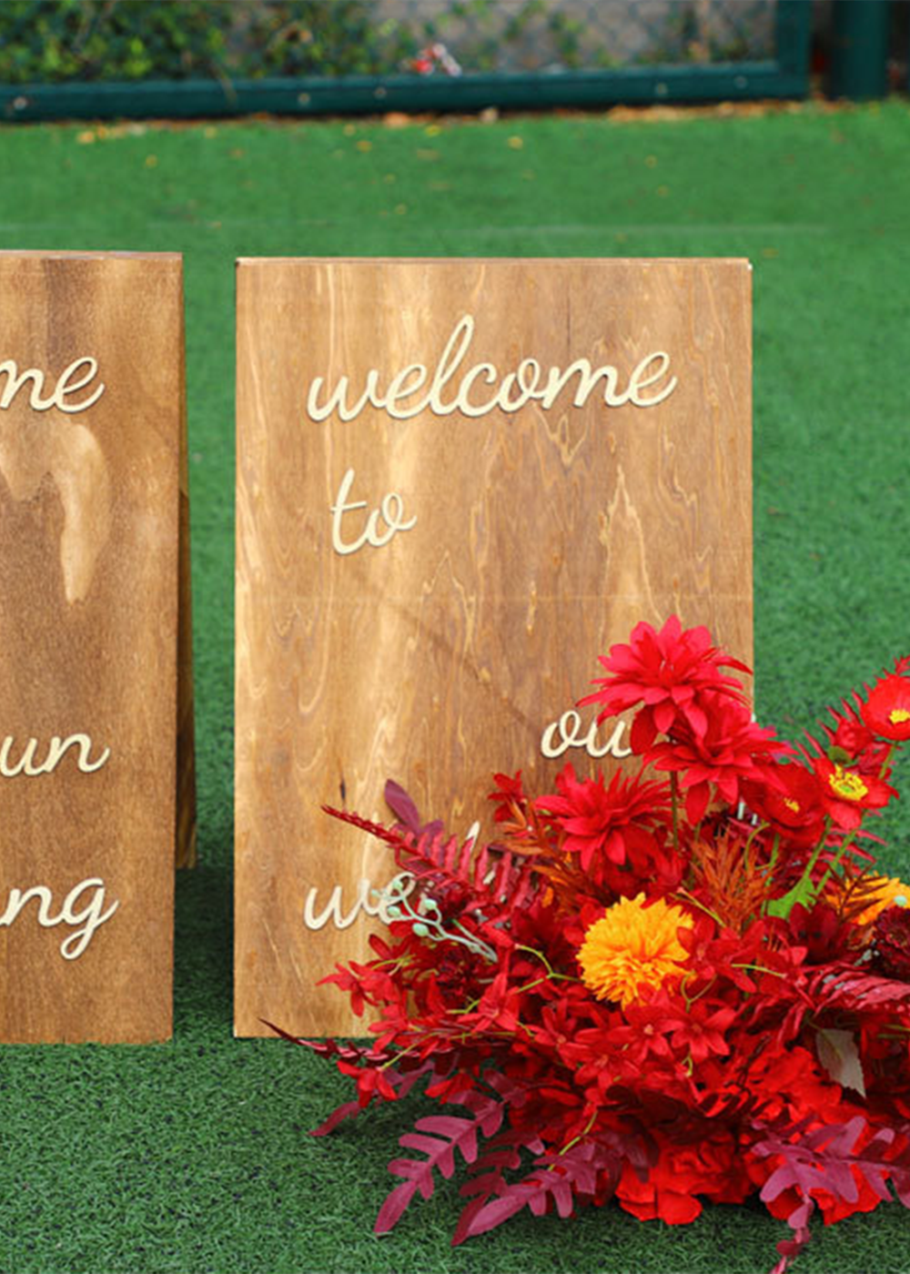 Rustic Wedding Welcome Sign