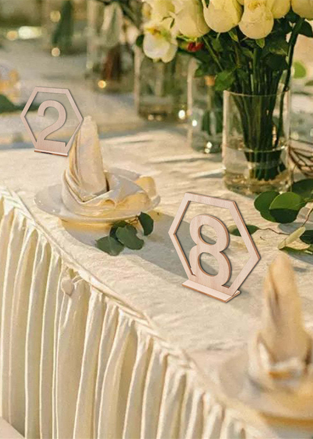 1 to 20 Wooden Table Number Set
