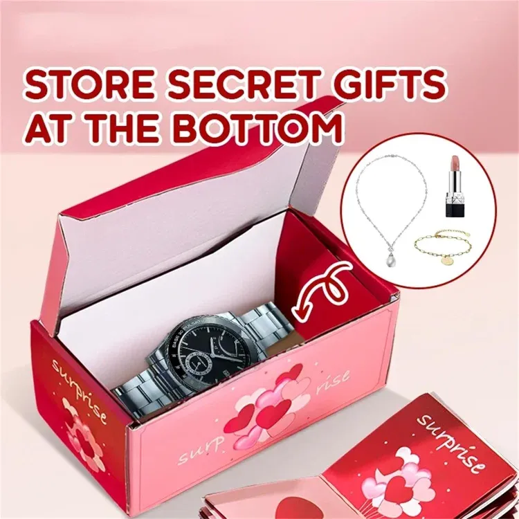 Christmas Surprise Gift Box Red Bounce Gift Box Green Pop-Up Box Bouncing Romantic Gift Box | Jessmade