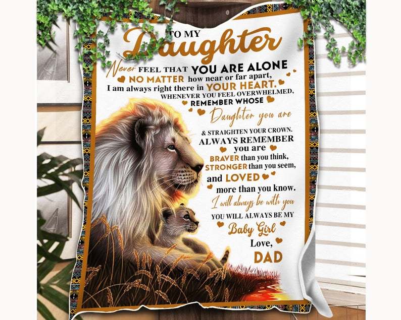 Dad To Daughter-High-quality Exquisite Blanket