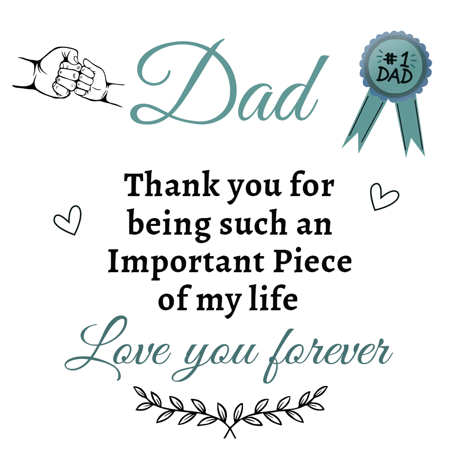 Dad Warm Gift Card - Father‘s Day Card 