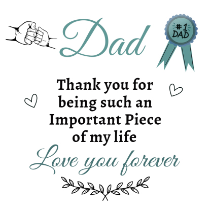 Dad Warm Gift Card - Father‘s Day Card 