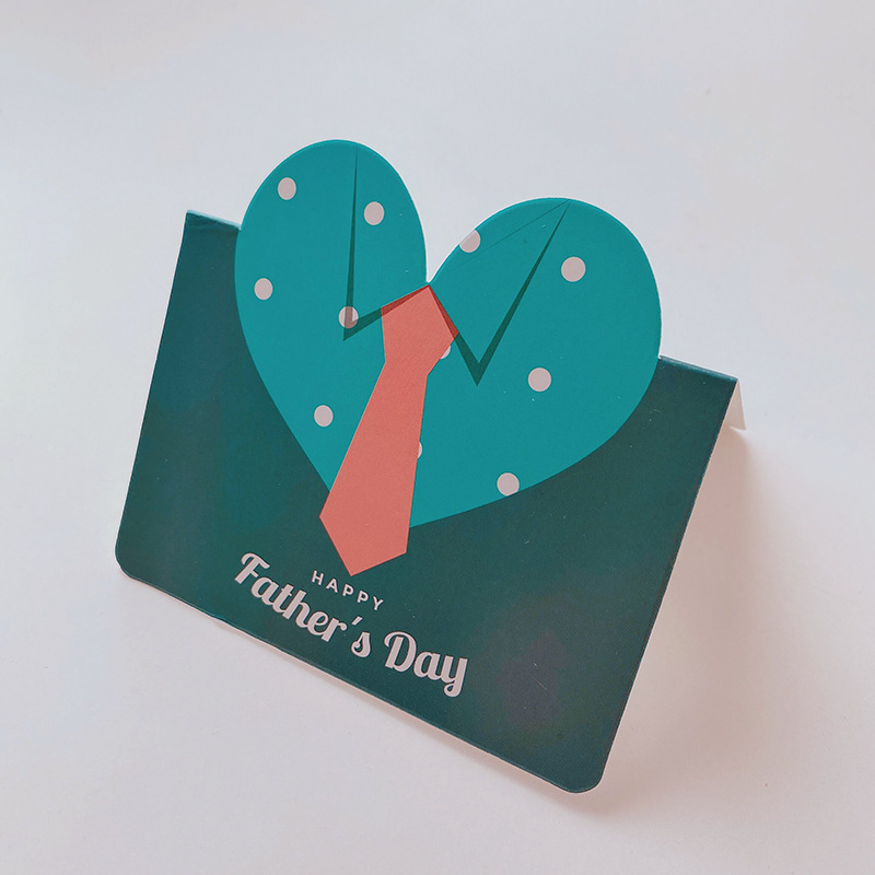 Warm Gift Card For Dad, Father's Day Tie Card