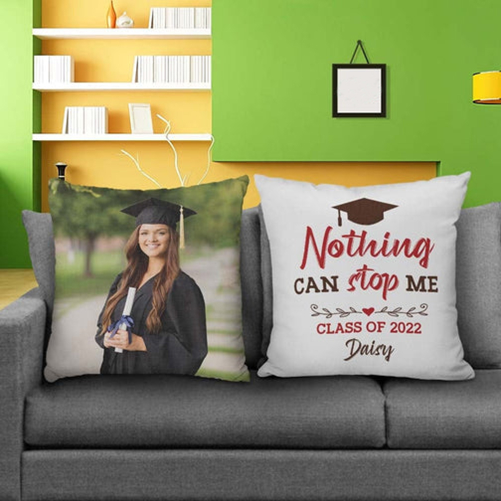 Graduation Gifts Personalized Photo Pillowcase Customized Class of 2022 Keepsake for Her Him