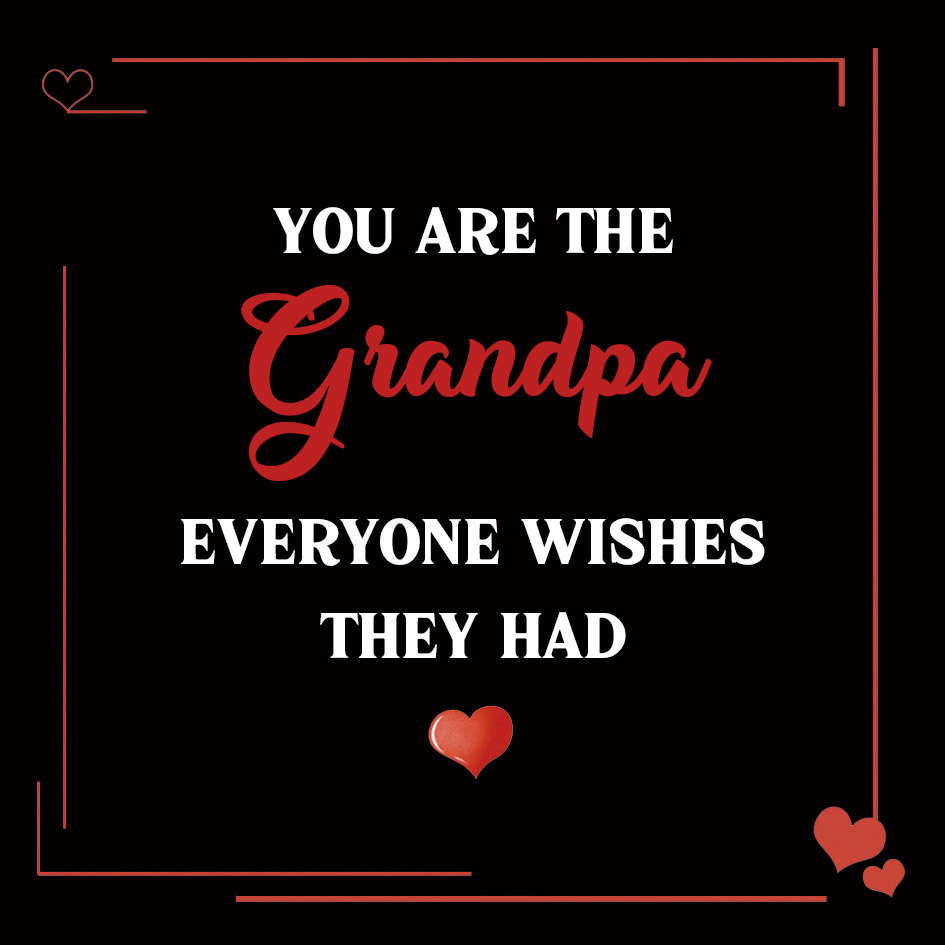 To My Grandpa Warm Gift Card, Special Card For Grandpa