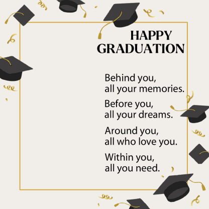 Warm Greeting Cards For Graduates
