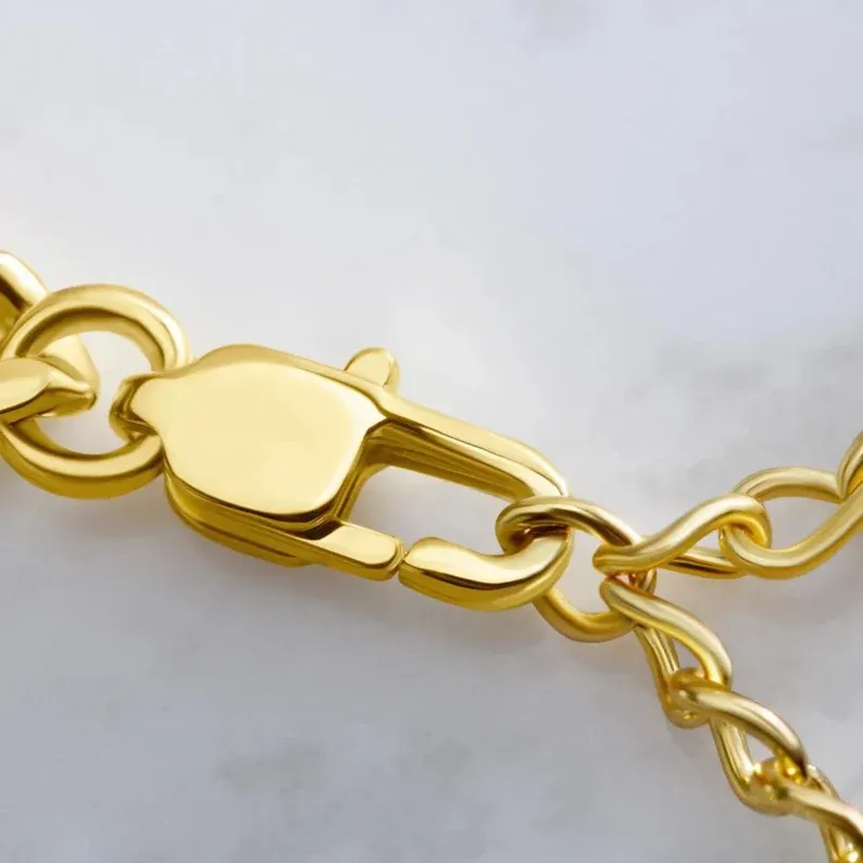 To My Man-Cuban Link Chain Necklace Promise Necklace Gift Set "You are The Man of My Dreams"