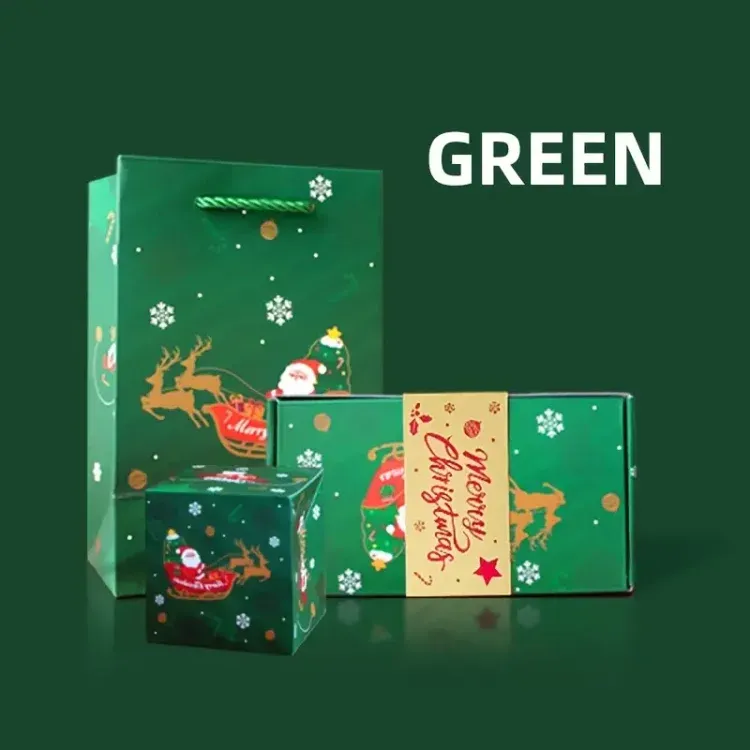 Christmas Surprise Gift Box Red Bounce Gift Box Green Pop-Up Box Bounc