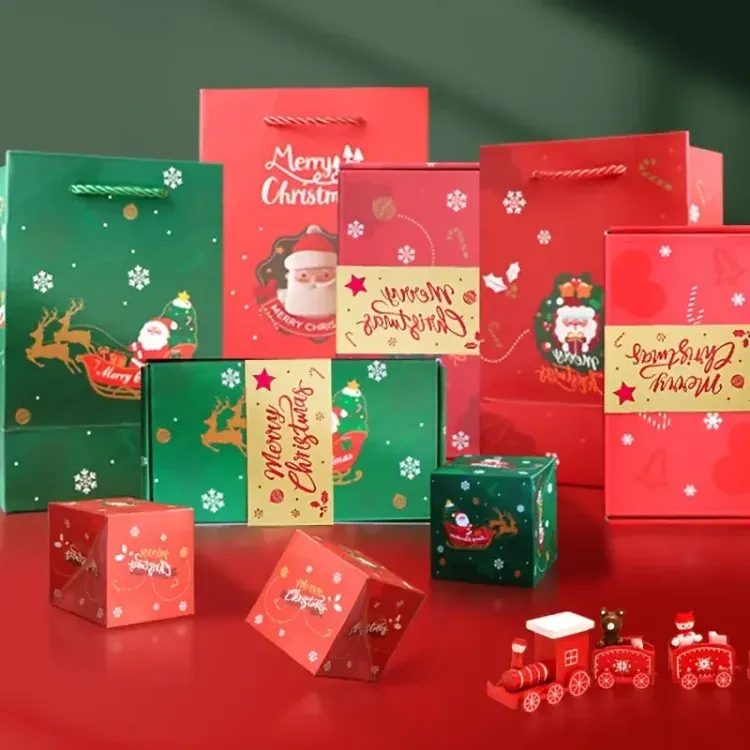 Christmas Surprise Gift Box Red Bounce Gift Box Green Pop-Up Box Bouncing Romantic Gift Box | Jessmade