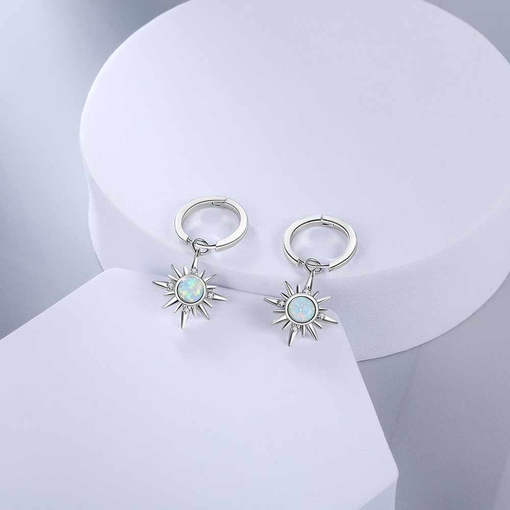 925 Sliver Pendant Earrings for Women